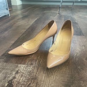 Christian Louboutin nude heels size 37